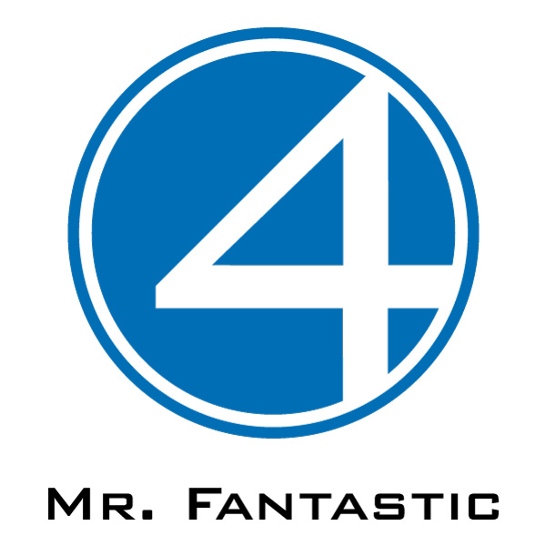 Fantastic Four Mr. Fantastic Logo Flat Design Vector PNG Download - Free Cartoon Vector PNG SVG AI EPS Download
