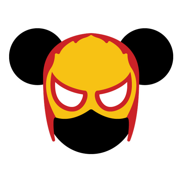 Mickey Mouse Superhero Mask Head Silhouette Flat Vector PNG Download - Free Cartoon Vector PNG SVG AI EPS Download