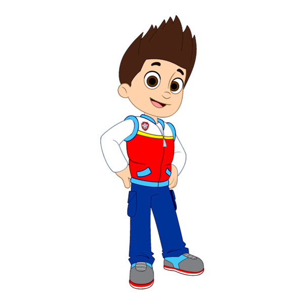 Standing Ryder PAW Patrol Full Body Vector PNG Download - Free Cartoon Vector PNG SVG AI EPS Download