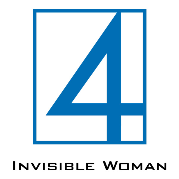 Minimalist Invisible Woman Fantastic Four Logo Vector PNG Download - Free Cartoon Vector PNG SVG AI EPS Download